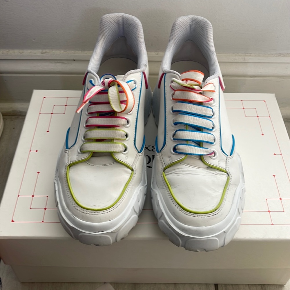 Alexander McQueen white sneakers size 40